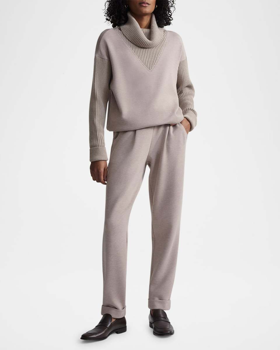 Hannah Cowl-Neck Sweatshirt